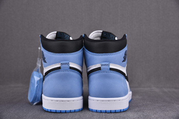 AIR JORDAN 1 RETRO HIGH WHITE UNIVERSITY BLUE BLACK 555088-134 - CCSHOES