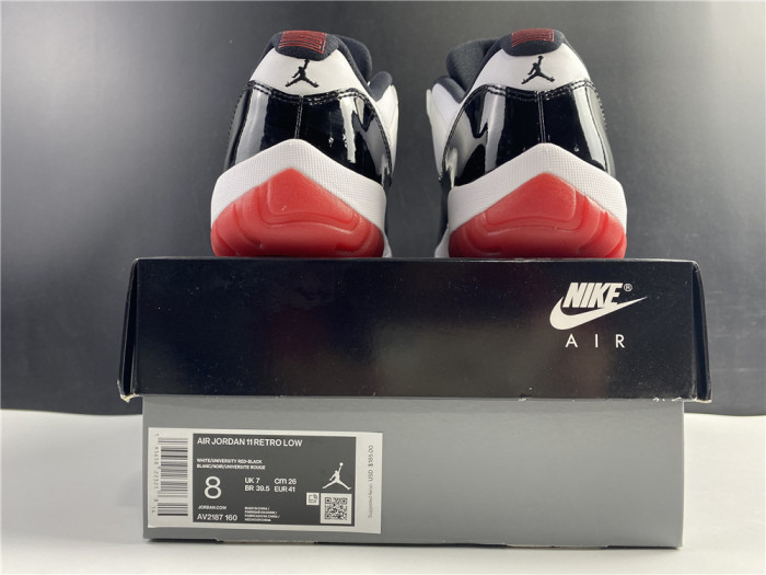 Air Jordan 11 Retro Low Concord Bred AV2187-160 - CCSHOES