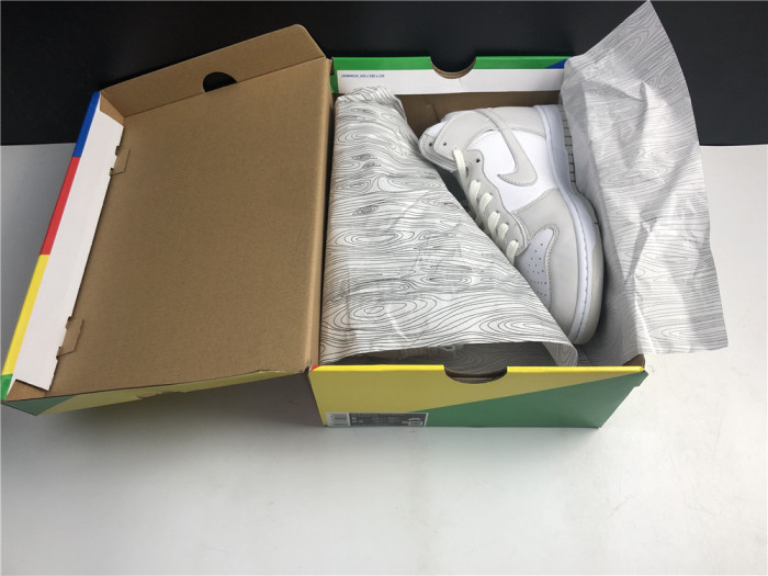 Nike Dunk High Retro White Vast Grey (2021) DD1399-100 - CCSHOES