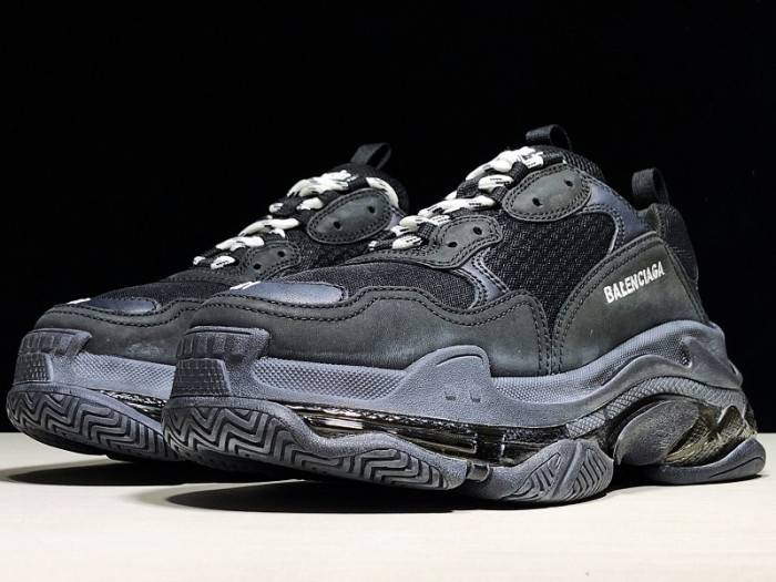 BLCG Wmns Triple S Trainer 'Black Clear Sole' 544351 W09O1 1000 - CCSHOES