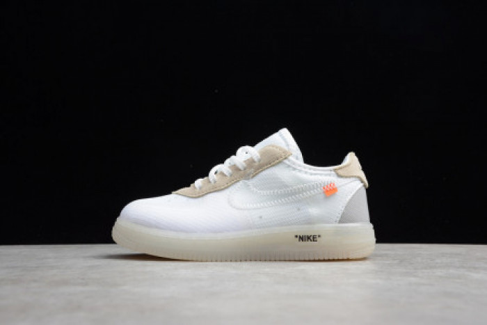 NIKE AIR FORCE 1 LOW OFF-WHITE WHITE(TD) BV0853-100 - CCSHOES
