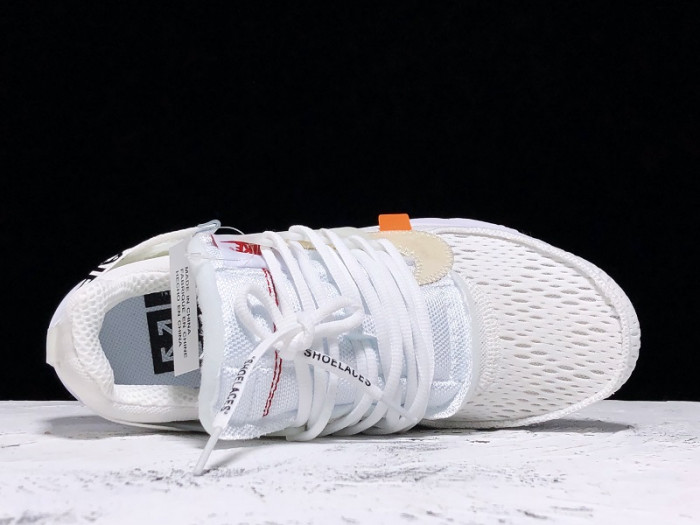 OFF-WHITE X NIKE AIR PRESTO WHITE AA3830-100 - CCSHOES