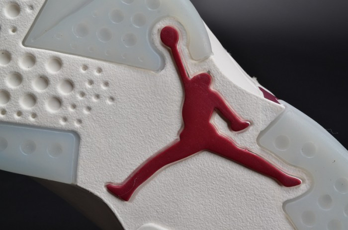 Air Jordan 6 Retro “Maroon” white 384664-116 - CCSHOES