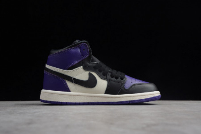 KIDS AIR JORDAN 1 RETRO HIGH OG 'COURT PURPLE' 555088-501 - CCSHOES