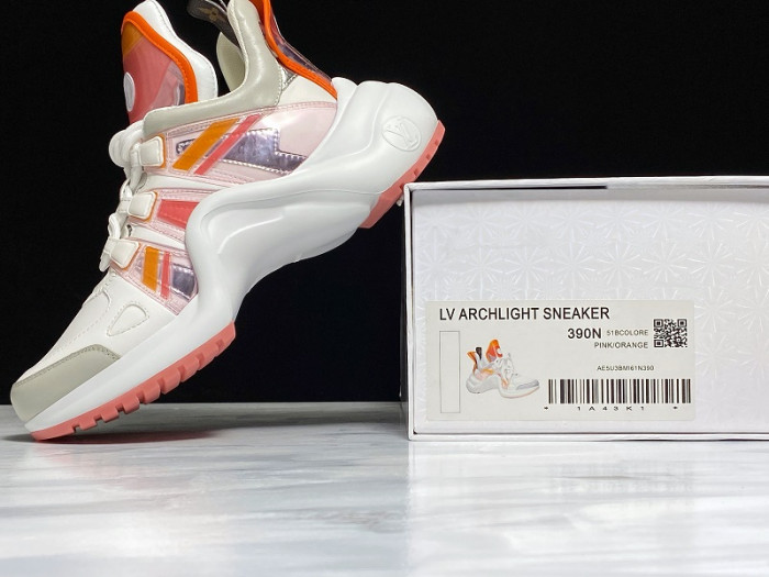 LV ARCHLIGHT SNRAKER PINK/ORANGE 51BCOLORE 1A65RE - CCSHOES