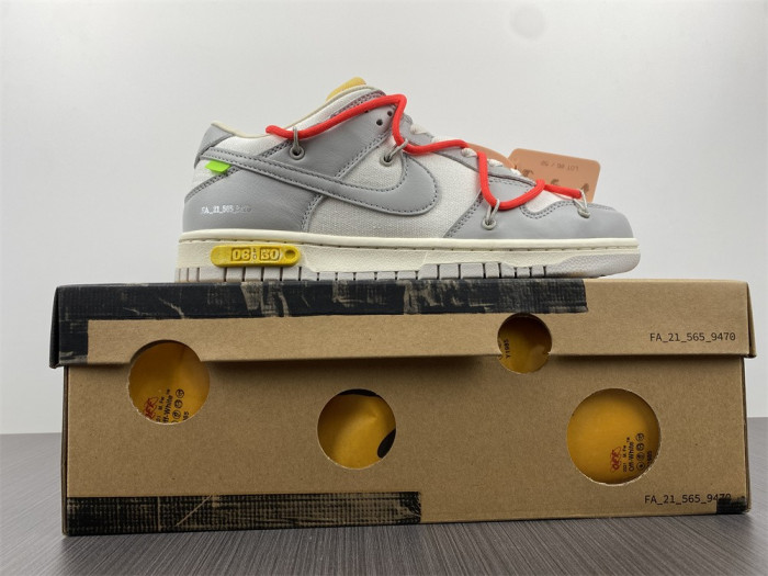 Off-White x Dunk Low 'Lot 06 of 50' DJ1602-110 - CCSHOES