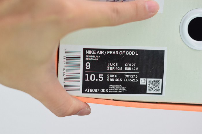Nike Air Fear Of God Raid Black Grey AT8087-003 - CCSHOES