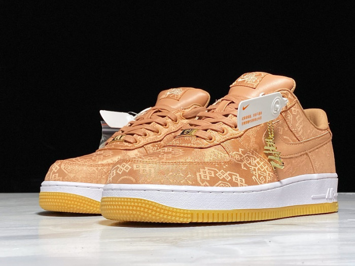 Nike Air Force 1 Low Clot Rose Gold Silk CJ5290-600 - CCSHOES