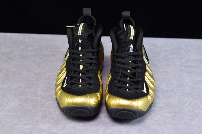 Nike Air Foamposite Pro “Metallic Gold” Black mens 624041-701 - CCSHOES