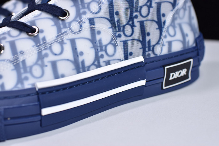 DR B23 High Top Oblique Sneaker Blue - CCSHOES