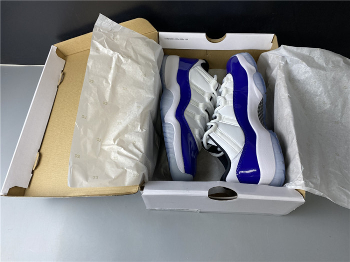 Air Jordan 11 Retro Low White Concord AH7860-100 - CCSHOES