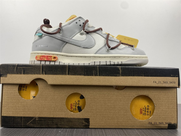 Nike Dunk Low Off-White Lot 46 DM1602-102 - CCSHOES