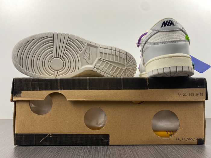 Nike Dunk Low Off-White Lot 45 DM1602-101 - CCSHOES