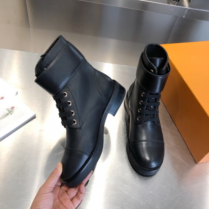 LOUS VUITON WONDERLAND FLAT RANGER BOOTS - CCSHOES