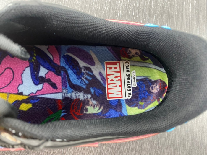 A BATHING APE MARVEL BAPE STA - CCSHOES