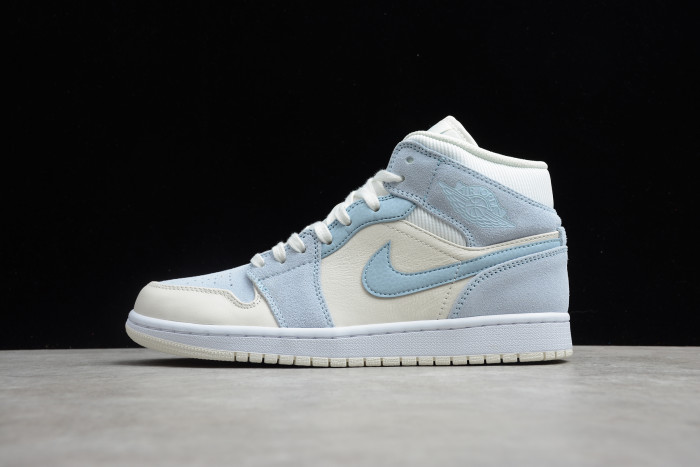 Air Jordan 1 Mid Mixed Textures Blue DA4666-100 - CCSHOES