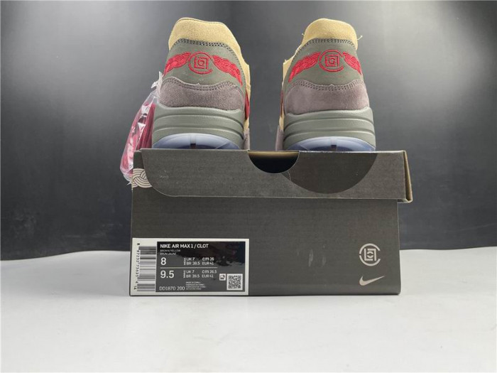 Nike Air Max 1 clot Kiss of Death CHA DD1870-200 - CCSHOES