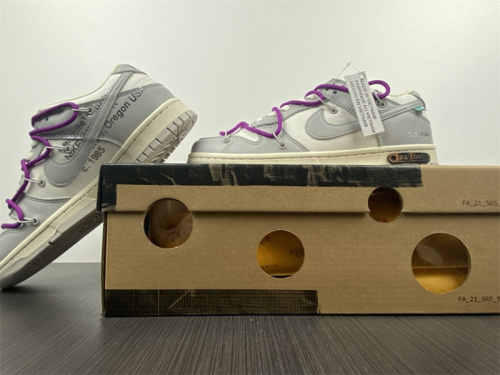 Nike Dunk Low Off-White Lot 28 DM1602-111 - CCSHOES