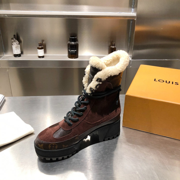 LOUS VUITON LAUREATE PLATFORM DESERT BOOT - CCSHOES