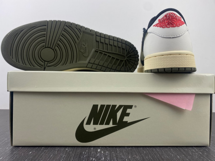 Travis Scott x Air Jordan Air Jordan 1 Retro Low OG Olive DZ4137-106 - CCSHOES