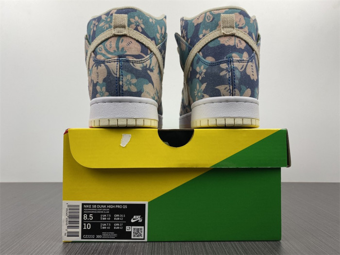 Nike SB Dunk High Hawaii CZ2232-300 - CCSHOES