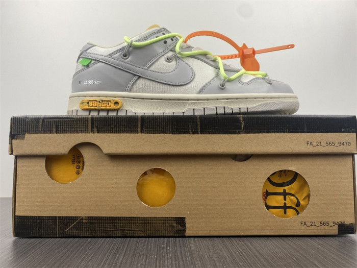 Nike Dunk Low Off-White Lot 43 DM1602-128 - CCSHOES