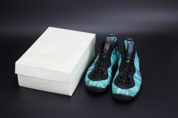Nike Air Foamposite One “Northern Lights” Black/Green mens 840559-001 - CCSHOES