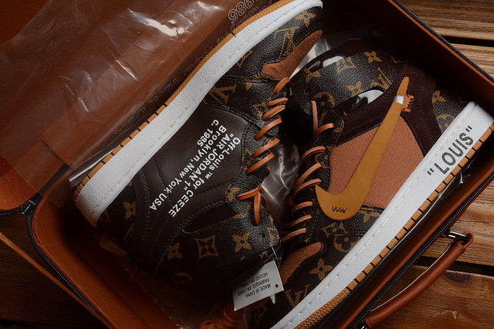 Air Jordan 1 x Off-Louis AJ1 OW AQ0818-158 - CCSHOES