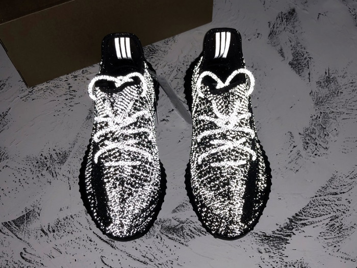 Adidas Yeezy Boost 350 V2 Static Black (Reflective) - FU9007 - CCSHOES