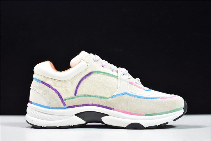 CHNE1 Leather Low Top Sneakers - CCSHOES