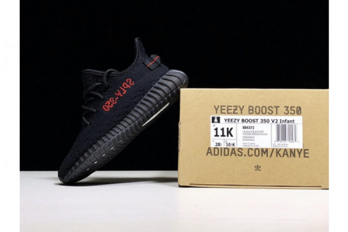 ADIDAS KIDS YEEZY BOOST 350 V2 BLACK RED (INFANT) Kid-BB6372 - CCSHOES
