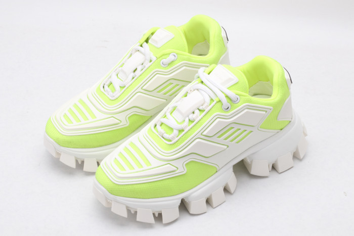 PRAD CLOUDBUST THUNDER KNIT GREEN AND WHITE - CCSHOES