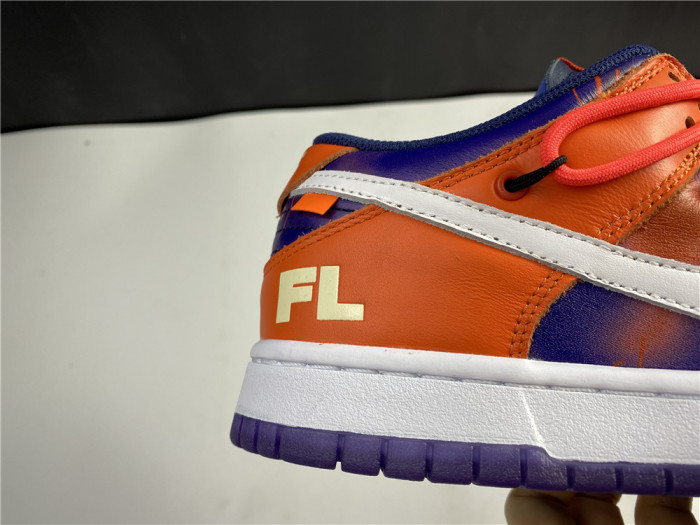 OFF-WHITE X NIKE SB DUNK LOW ORANGE PERPLE WHITE CT0856-801 - CCSHOES
