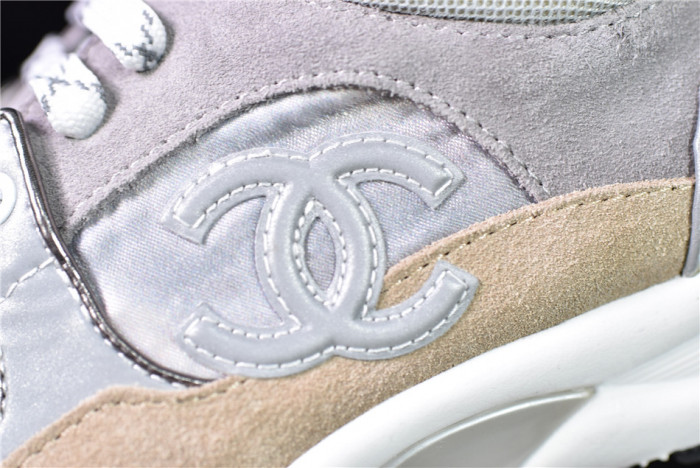 CHNE1 Leather Low Top Sneakers - CCSHOES