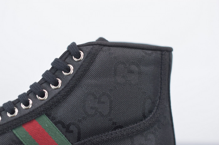 GUCC Tennis 1977 Print Sneaker BLACK 553385 DOPEO 1977 - CCSHOES