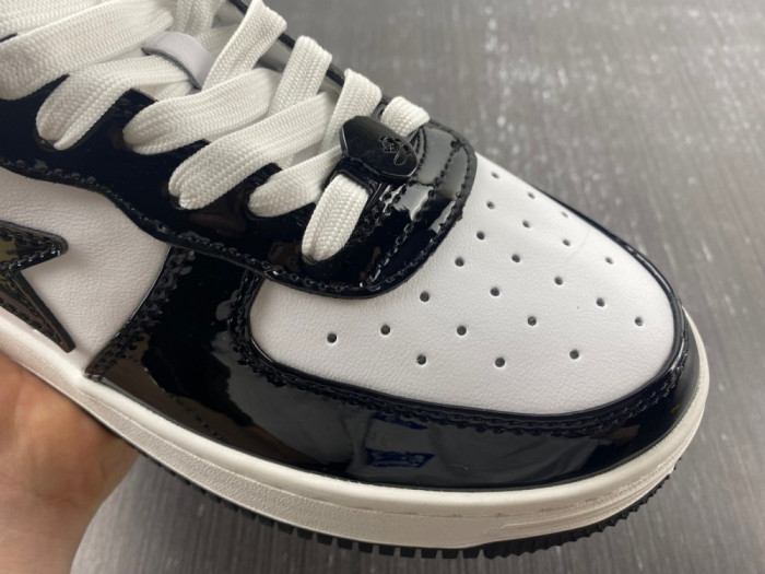 A BATHING APE BAPE STA LOW BLACK 1H70191001 - CCSHOES