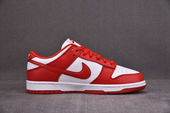 NIKE DUNK LOW UNIVERSITY RED WHITE CU1727-100 - CCSHOES