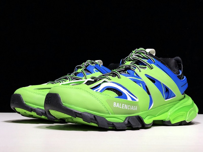 BLCG Track Trainers Green Blue 542023 W1GB8 - CCSHOES