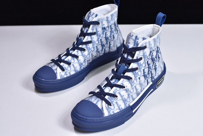 DR B23 High Top Oblique Sneaker Blue - CCSHOES