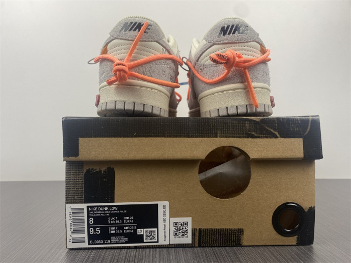 Nike Dunk Low Off-White Lot 19 DJ0950-119 - CCSHOES