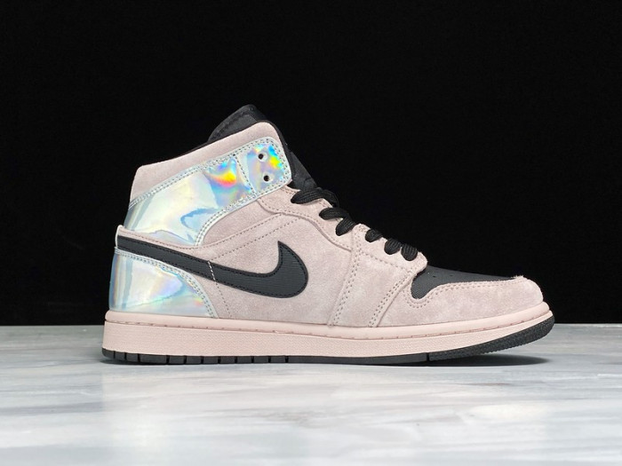 Air Jordan 1 Mid Dirty Powder Iridescent (W) BQ6472-602 - CCSHOES