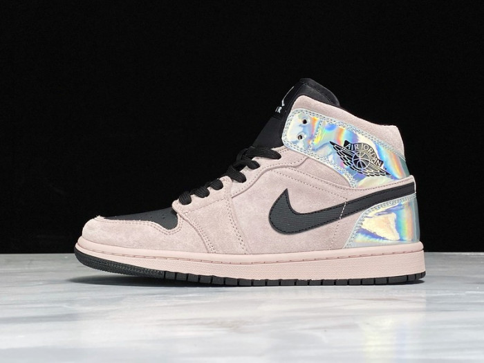 Air Jordan 1 Mid Dirty Powder Iridescent (W) BQ6472-602 - CCSHOES