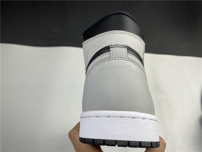 Air Jordan 1 Retro High Black White Light Smoke Grey 555088-035 - CCSHOES