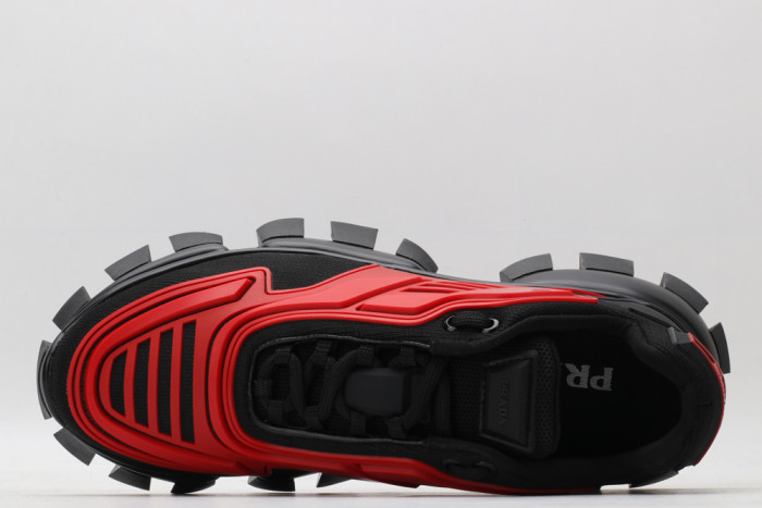 PRAD CLOUDBUST THUNDER KNIT RED AND BLACK - CCSHOES
