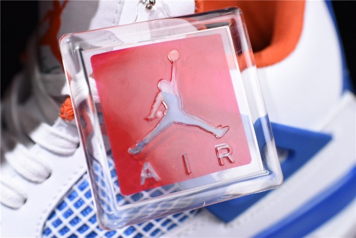 Air Jordan 4 White/Bright Crimson-Royal Blue 308497-171 - CCSHOES