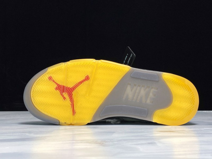Off-White x Air Jordan 5 Black CT8480-001 - CCSHOES