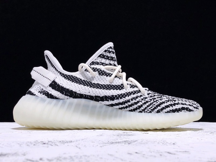 Adidas Yeezy Boost 350 V2 Zebra Black White CP9654 - CCSHOES