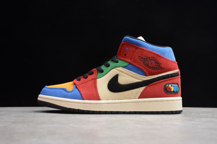 Air Jordan 1 Mid SE Fearless Blue the Great CU2805-100 - CCSHOES