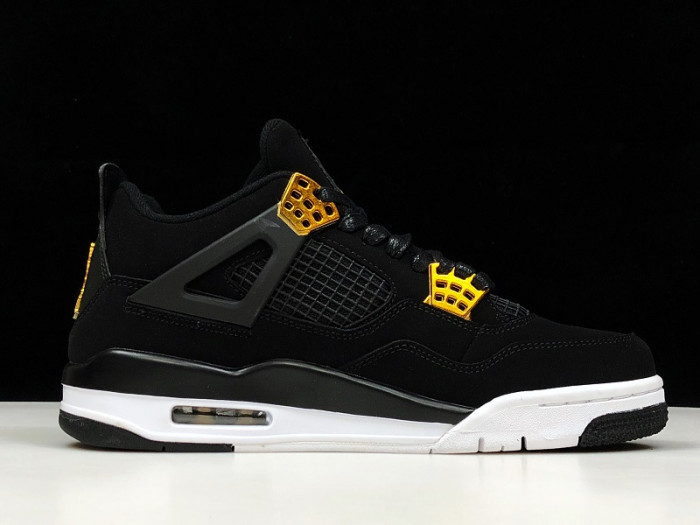Air Jordan 4 “Royalty” Black/Metallic Gold-White 308497-032 - CCSHOES