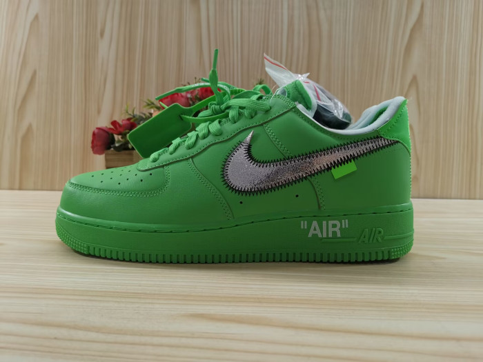 Nike Air Force 1 Low OFF-WHITE Brooklyn DX1419-300 - CCSHOES